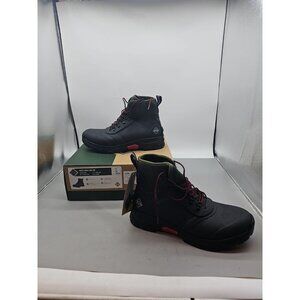 Muck Apex Lace-Up Mens Sz 11 Black Green Insulated Waterproof Neoprene Boots New